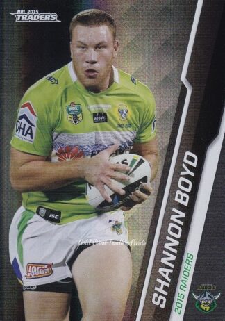 2015 NRL Traders Black Parallels - PS019 Shannon Boyd Canberra Raiders