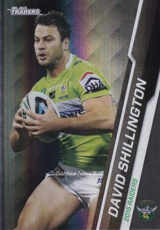 2015 NRL Traders Black Parallels - PS025 David Shillington Canberra Raiders