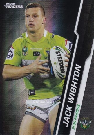 2015 NRL Traders Black Parallels - PS027 Jack Wighton Canberra Raiders