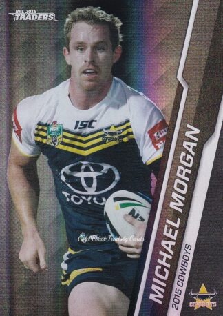 2015 NRL Traders Black Parallels - PS031 Michael Morgan North Qld Cowboys