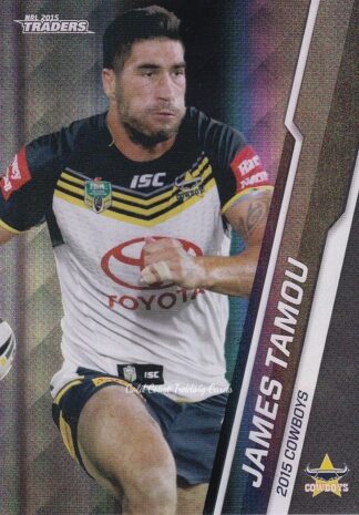 2015 NRL Traders Black Parallels - PS033 James Tamou North Qld Cowboys