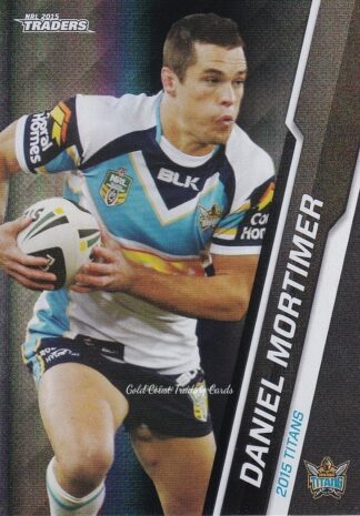 2015 NRL Traders Black Parallels - PS042 Daniel Mortimer Gold Coast Titans