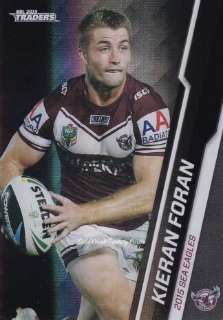 2015 NRL Traders Black Parallels - PS049 Kieran Foran Manly Sea Eagles