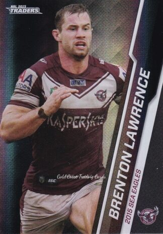2015 NRL Traders Black Parallels - PS050 Brenton Lawrence Manly Sea Eagles