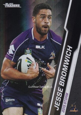 2015 NRL Traders Black Parallels - PS055 Jesse Bromwich Melbourne Storm
