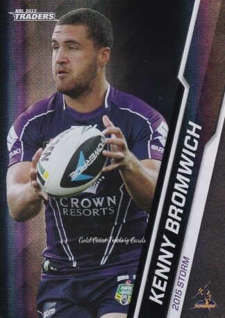 2015 NRL Traders Black Parallels - PS056 Kenny Bromwich Melbourne Storm