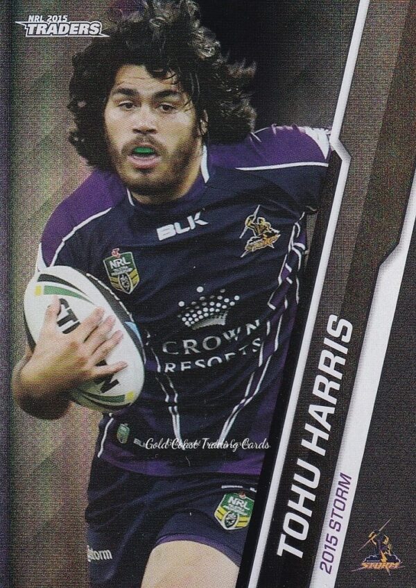 2015 NRL Traders Black Parallels - PS060 Tohu Harris Melbourne Storm