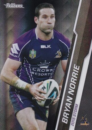 2015 NRL Traders Black Parallels - PS061 Norrie / Slater Melbourne Storm