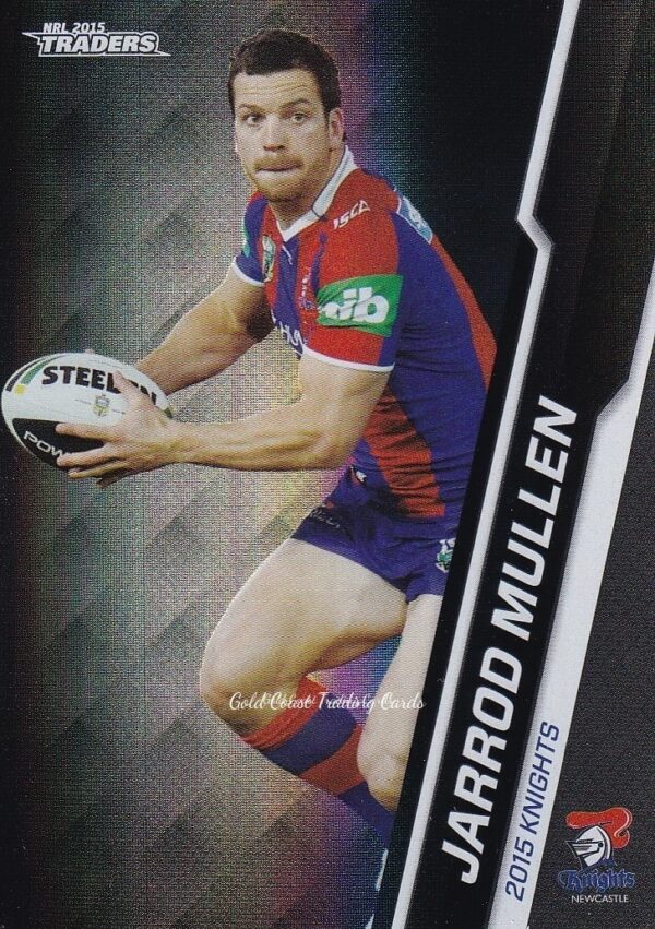 2015 NRL Traders Black Parallels - PS068 Jarrod Mullen Newcastle Knights