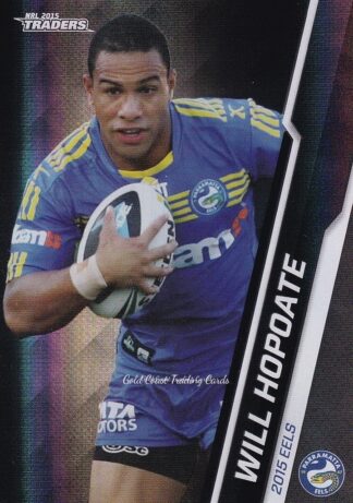 2015 NRL Traders Black Parallels - PS073 Will Hopoate Parramatta Eels