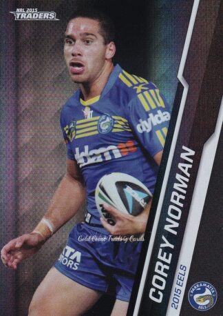 2015 NRL Traders Black Parallels - PS077 Corey Norman Parramatta Eels