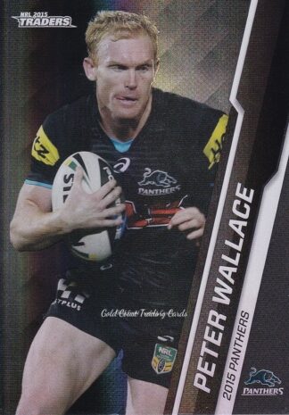 2015 NRL Traders Black Parallels - PS090 Peter Wallace Penrith Panthers
