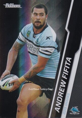 2015 NRL Traders Black Parallels - PS092 Andrew Fifita Cronulla Sharks