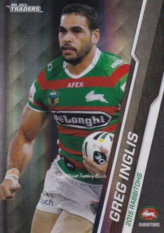 2015 NRL Traders Black Parallels - PS102 Greg Inglis South Sydney Rabbitohs