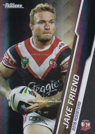 2015 NRL Traders Black Parallels - PS119 Jake Friend Sydney Roosters