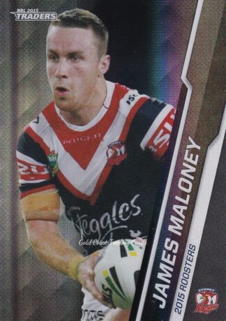 2015 NRL Traders Black Parallels - PS122 James Maloney Sydney Roosters