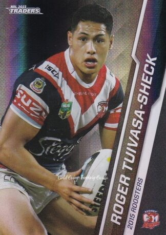 2015 NRL Traders Black Parallels - PS124 Roger Tuivasa-Sheck Sydney Roosters