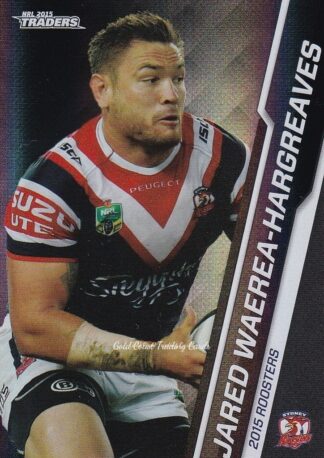 2015 NRL Traders Black Parallels - PS126 Jared Waerea-Hargreaves Sydney Roosters
