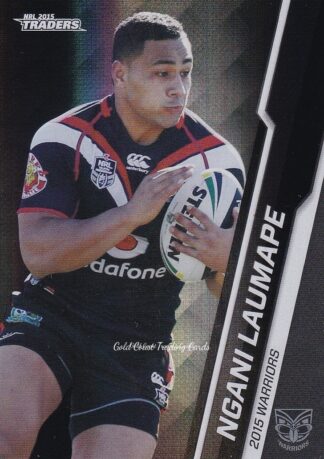 2015 NRL Traders Black Parallels - PS130 Ngani Laumape Warriors