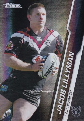 2015 NRL Traders Black Parallels - PS131 Jacob Lillyman Warriors