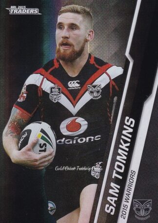 2015 NRL Traders Black Parallels - PS134 Sam Tomkins Warriors