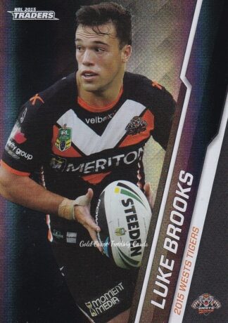 2015 NRL Traders Black Parallels - PS136 Luke Brooks Wests Tigers