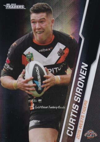2015 NRL Traders Black Parallels - PS142 Curtis Sironen Wests Tigers