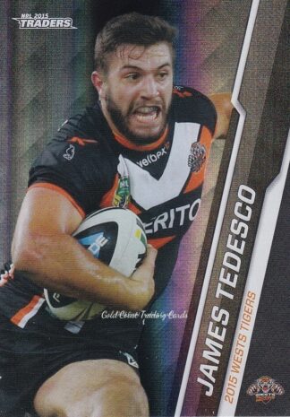 2015 NRL Traders Black Parallels - PS143 James Tedesco Wests Tigers