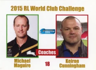 2015 World Club Challenge - Card 18 Michael Maguire & Keiron Cunningham