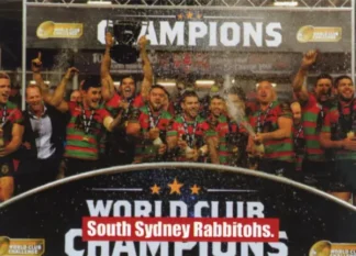 The NRL Trading Card Specialists 16 2015 World Club Challenge - Card 25 South Sydney Rabbitohs