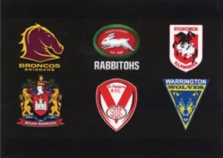 The NRL Trading Card Specialists 10 2015 World Club Challenge - Card 31 World Club Series Logos