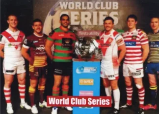 The NRL Trading Card Specialists 8 2015 World Club Challenge - Card 33 World Club Series Captains