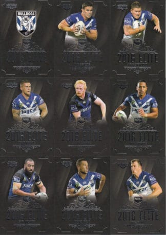 2016 NRL Elite Base Team Set - Canterbury Bulldogs