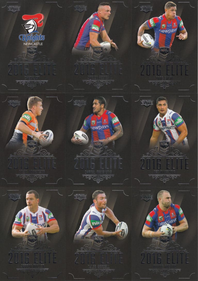 2016 NRL Elite Base Team Set - Newcastle Knights