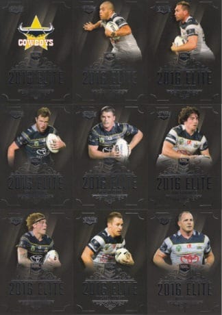2016 NRL Elite Base Team Set - North QLD Cowboys