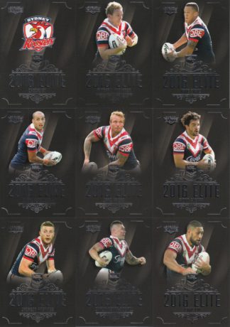 2016 NRL Elite Base Team Set - Sydney Roosters