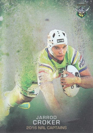 2016 NRL Elite NRL Captains - C02 Jarrod Croker Canberra Raiders