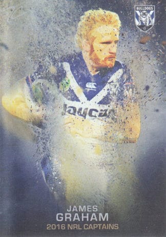 2016 NRL Elite NRL Captains - C03 James Graham Canterbury Bulldogs