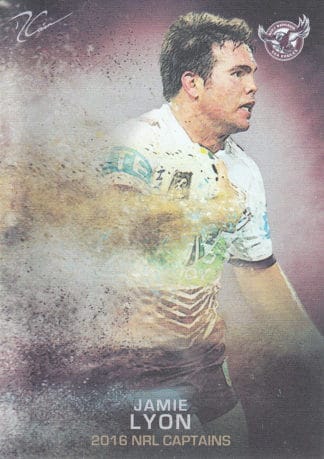 2016 NRL Elite NRL Captains - C06 Jamie Lyon Manly Sea Eagles