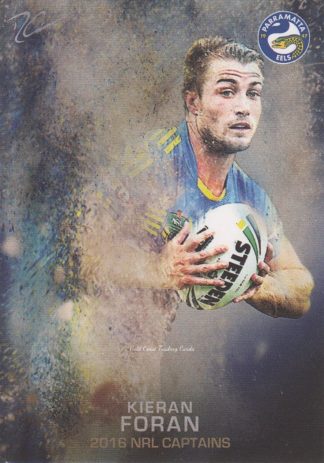 2016 NRL Elite NRL Captains - C10 Kieran Foran Parramatta Eels