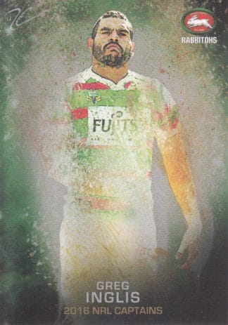 2016 NRL Elite NRL Captains - C12 Greg Inglis South Sydney Rabbitohs