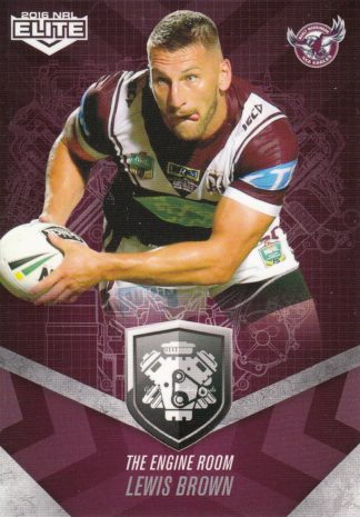 2016 NRL Elite Engine Room - ER21 Lewis Brown Manly Sea Eagles
