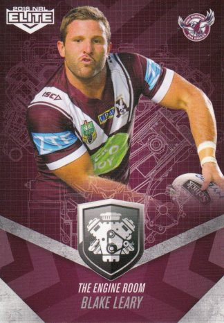 2016 NRL Elite Engine Room - ER22 Blake Leary Manly Sea Eagles