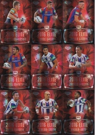 2016 NRL Elite Ruby Mojo - MR08 Newcastle Knights Team Set