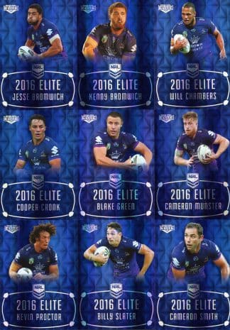 2016 NRL Elite Sapphire Mojo - MS07 Melbourne Storm Team Set