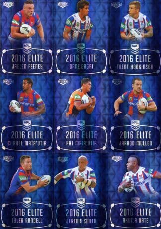 2016 NRL Elite Sapphire Mojo - MS08 Newcastle Knights Team Set