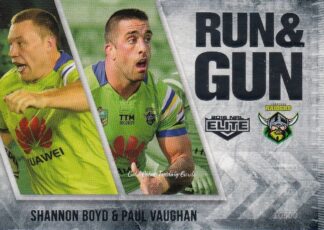 2016 NRL Elite Run & Gun - RG04 Boyd & Vaughan Canberra Raiders