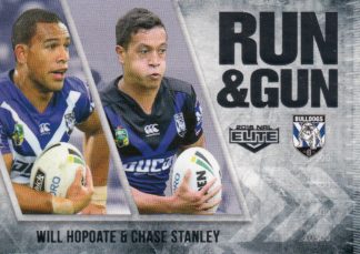 2016 NRL Elite Run & Gun - RG05 Hopoate & Stanley Canterbury Bulldogs
