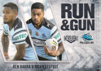 2016 NRL Elite Run & Gun - RG07 Barba & Leutele Cronulla Sharks