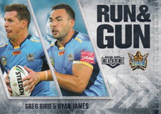 2016 NRL Elite Run & Gun - RG10 Bird & James Gold Coast Titans